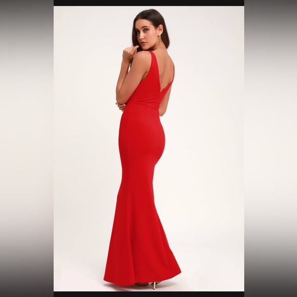 Lulu’s Melora Red Sleeveless Maxi Dress - Picture 2 of 3